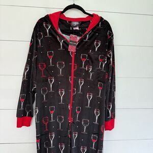 Ashford & Brooks Women’s Medium Wine One Piece Pajama New